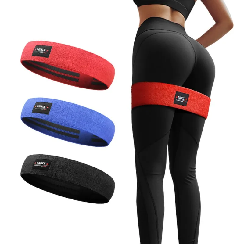 

Hip Resistance Band Stretch Strap Ring Shape Latex Polyester Elastic Belts Yoga Deep Squat Stretching Training Body Building Acc