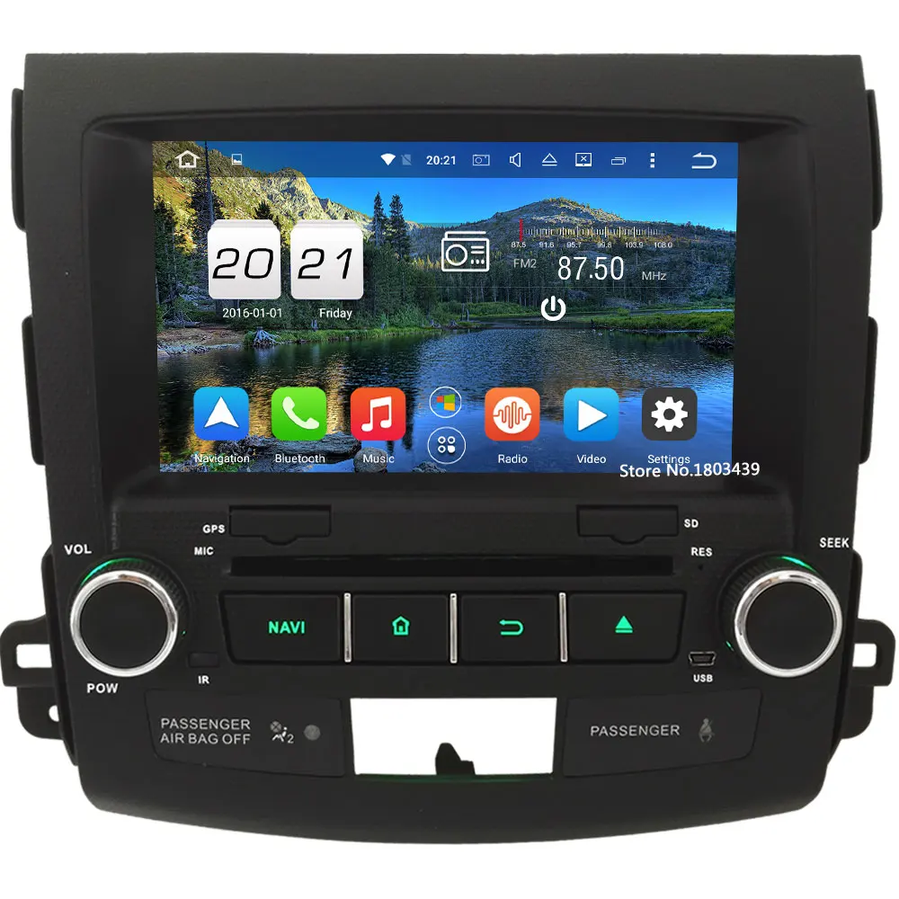 

8" 4GB RAM 32GB ROM Android 6.0 Octa Core 4G DAB+ Car DVD Multimedia Radio GPS Player For Mitsubishi Outlander/Peugeot 4007