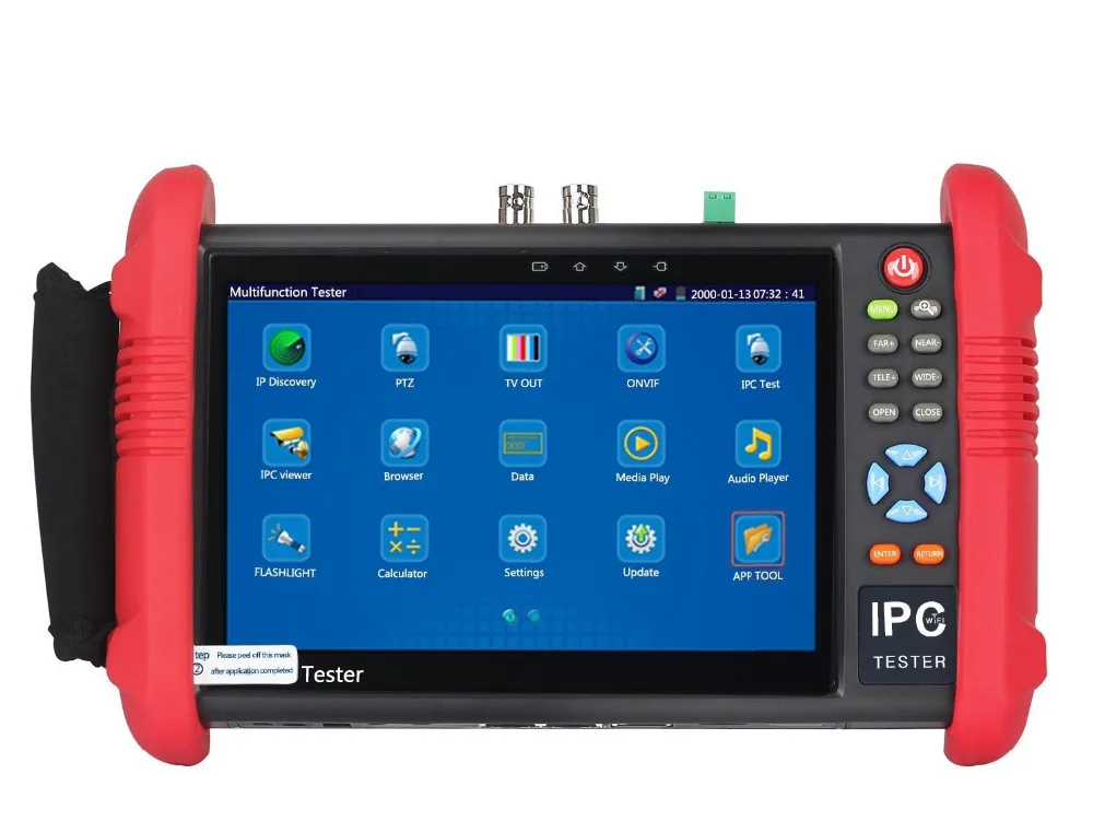 

IPC9800ADHS 7 Inch Touch Screen 6-IN-1 HD CCTV Tester Monitor 1080P PTZ IP Analog AHD CVI TVI SDI Cameras Testing 8MP 5MP 4MP
