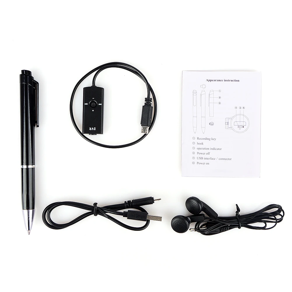 Portable Mini Digital Voice Recorder Pen SK011 8GB Rechargeable Digital Audio Voice Recorder with Metal Casing Recording Pen Portable Mini Digital Voice Recorder Pen SK011 8GB Rechargeable Digital Audio Voice Recorder with Metal Casing Recording Pen