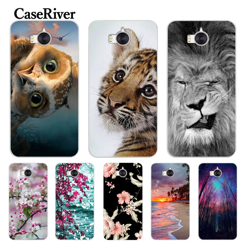 

CaseRiver FOR Huawei Y5 2017 Case Cover Soft TPU Silicone FOR Coque Huawei Y6 2017 Case Back Phone Case FOR Huawei Y5 2017 Funda