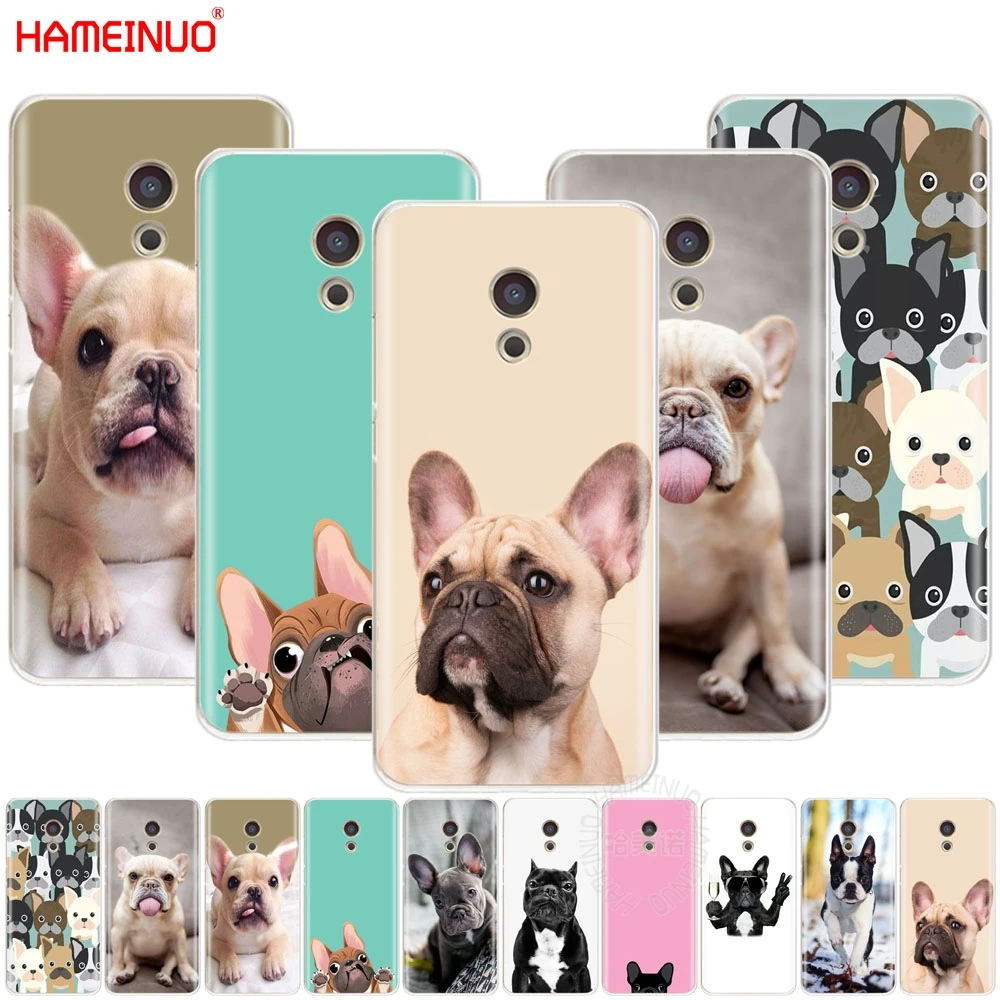 

HAMEINUO French Bulldog Puppy Cover phone Case for Meizu M6 M5 M5S M2 M3 M3S MX4 MX5 MX6 PRO 6 5 U10 U20 note plus