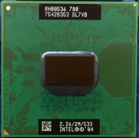 

Intel PM780 CPU notebook Pentium M Processor 780 2M Cache, 2.26 GHz, 533 MHz PM 780 CPU PPGA478 support 915 chipset