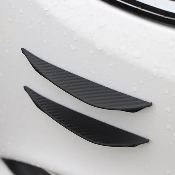 

4Pcs/set Carbon Fiber Car Spoiler Canards Fit Front Bumper Lip Splitter Car-styling Fin Auto Body Kit Auto Accessories New