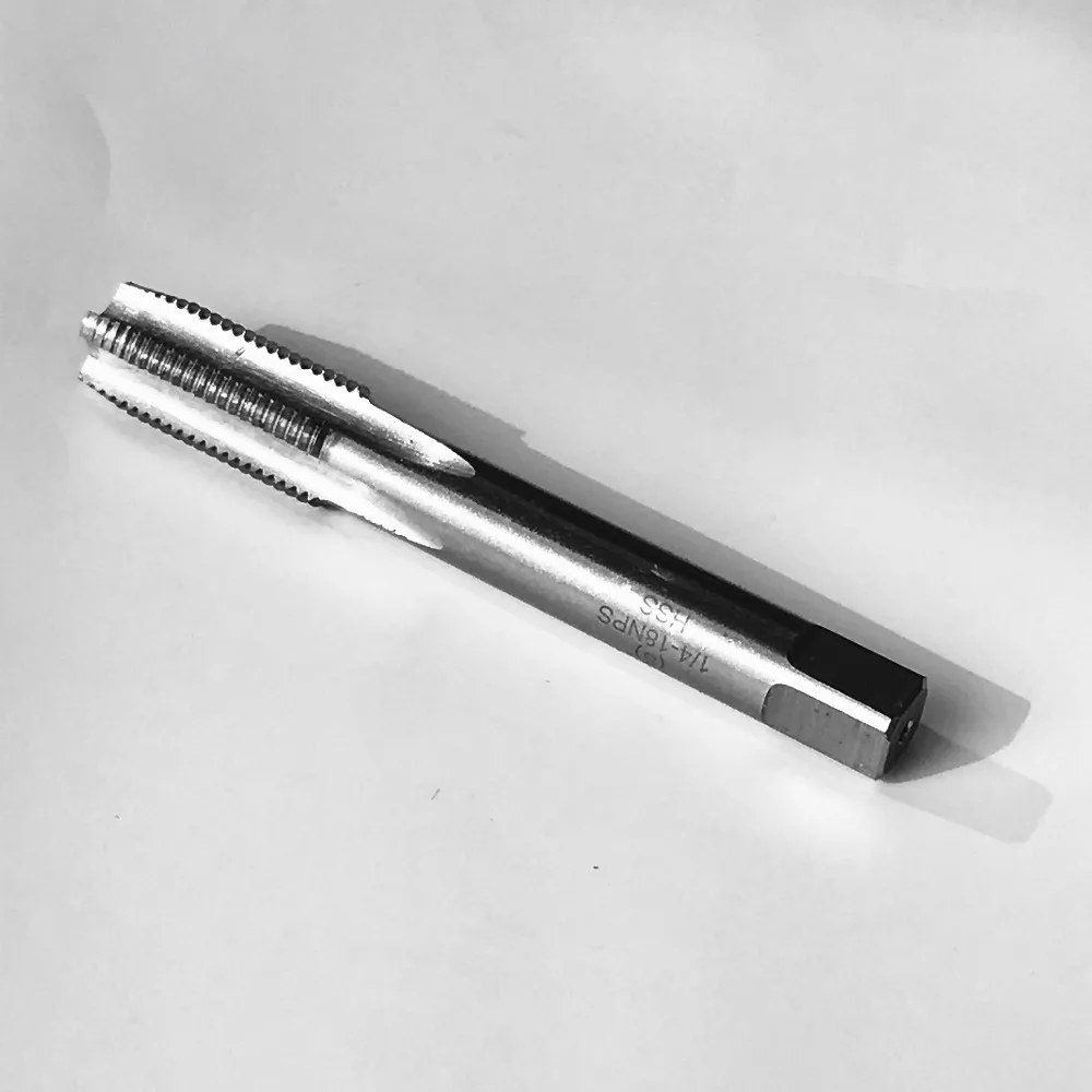 Free shipping cheap&ampgood quality 1pc HSS NPS 1/4" Pipe Tap hss machine taps for pipes inner threading making | Инструменты