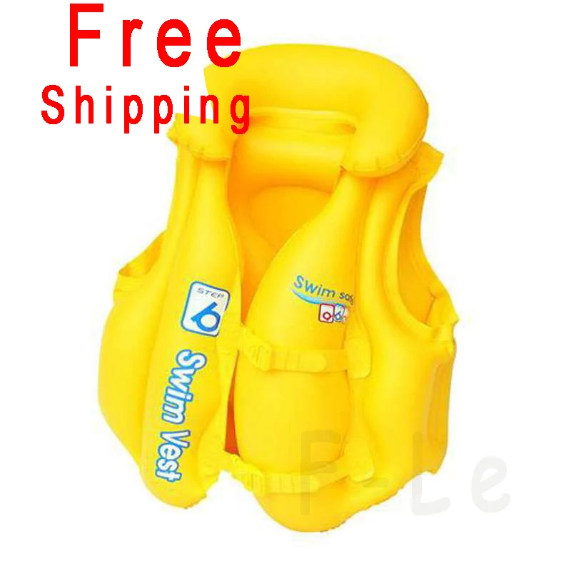 child inflatable lifejacket life vests life saving vest baby swimwear