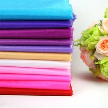 50 метров/рулон прозрачной органзы ткань для свадебного украшения или вечерние украшения. Ширина 75 см