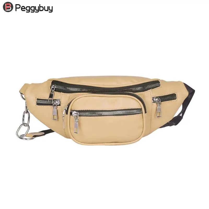 Для женщин Поясные Сумки из искусственной кожи универсальный Fanny Packs Crossbody плечо путешествия нагрудный ремень сумки