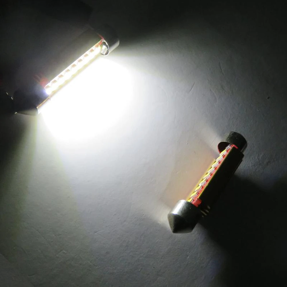 WLJH 4 шт. Led 39 мм 38 4014 SMD 239 Lanco автомобильный светильник C5W лампа для Ford Focus MK II 2 2004 2015