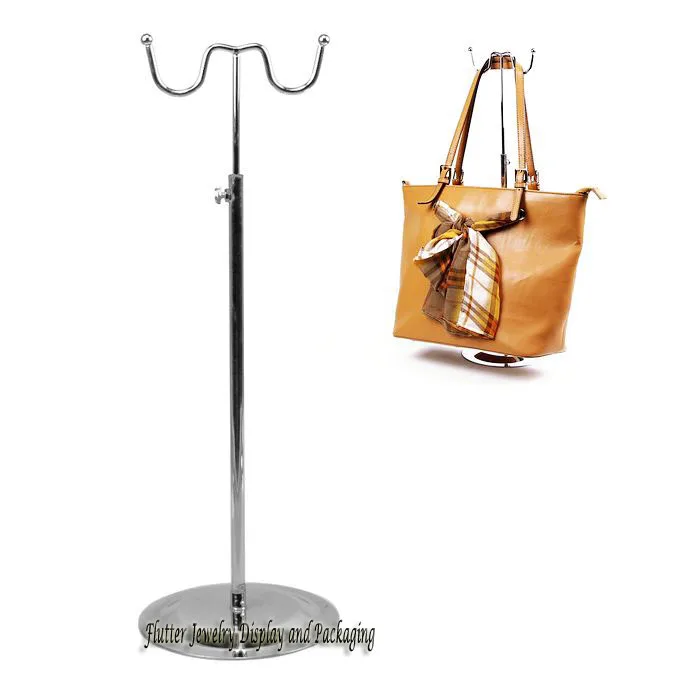 Wholesale 5pcs/lot Metal Handbag Display Stand 15cm Wide Bag Showing