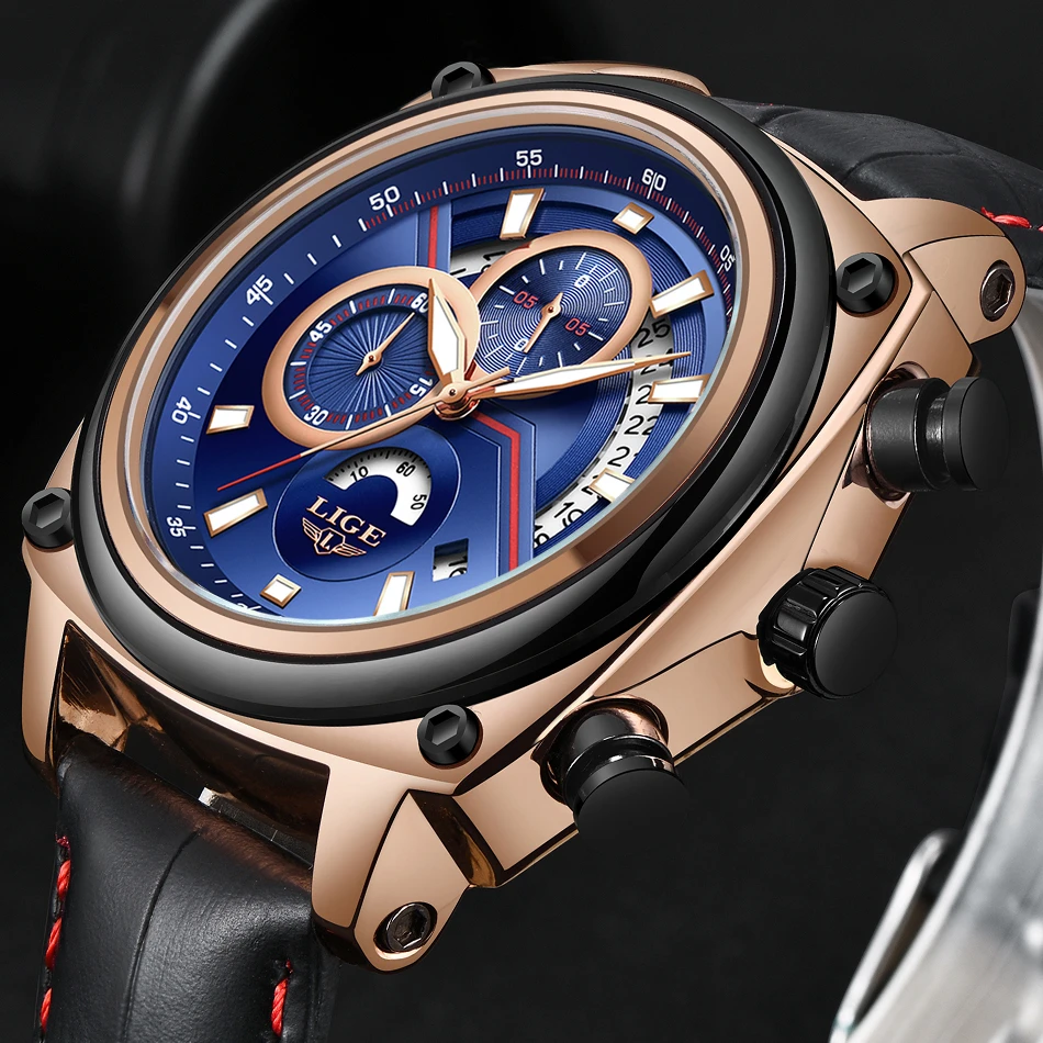 Relogio Masculino 2018 LIGE Male Casual Leather Watch Mens Watches Top Brand Luxury Quartz Clock Men Waterproof Sport Wristwatch Relogio Masculino 2018 LIGE Male Casual Leather Watch Mens Watches Top Brand Luxury Quartz Clock Men Waterproof Sport Wristwatch
