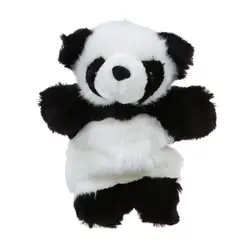 Милые панды дикой природы рука перчатка кукольный мягкий плюшевые щенки детские игрушки подарок