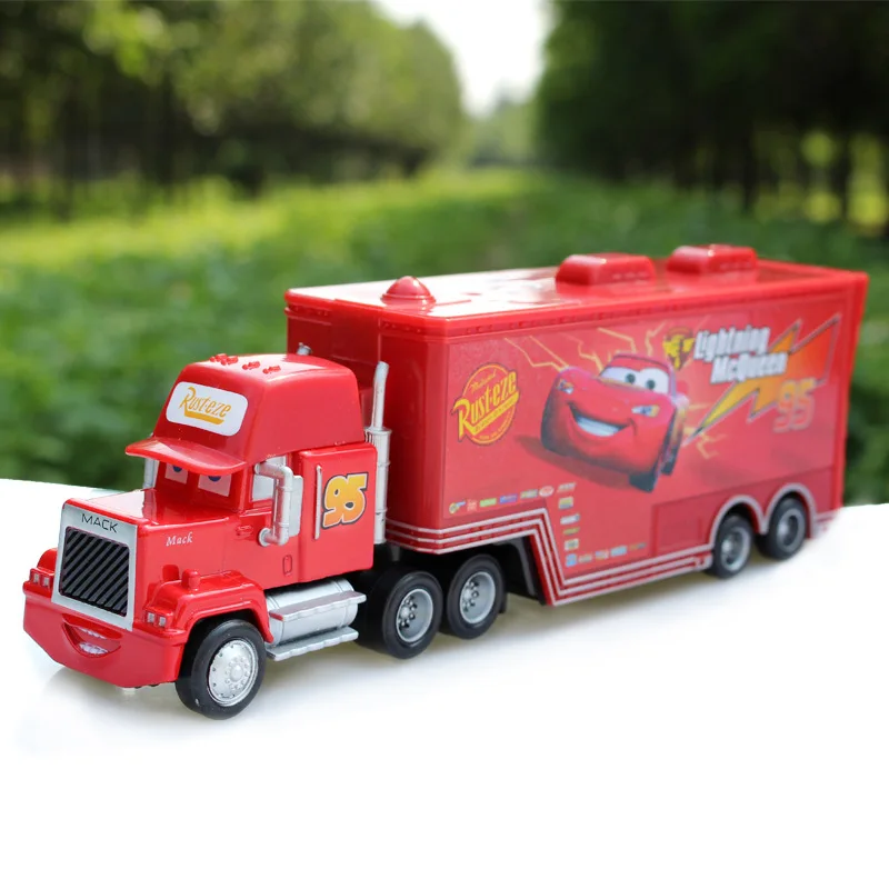 Lowest Price Pixar Cars Diecast No.95 Mack Racer's Truck Metal Toy Car For Children 1:55 Brand New In Stock McQueen Alloy Car Model Toy Lowest Price Pixar Cars Diecast No.95 Mack Racer's Truck Metal Toy Car For Children 1:55 Brand New In Stock McQueen Alloy Car Model Toy