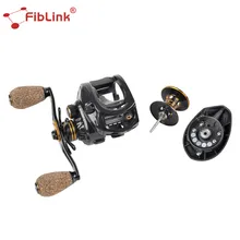 Fiblink 6,4: 1 высокоскоростная Рыболовная катушка 10 BBs Moulinet литейная катушка Магнитная Тормозная система w/NMB шариковые подшипники катушка