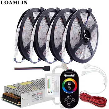 

RGB Led Strip 5050 30Leds/m Flexible Light RGB Remote Led Controller DC12V Led Transfomer Kit 5M 10M 15M 20M