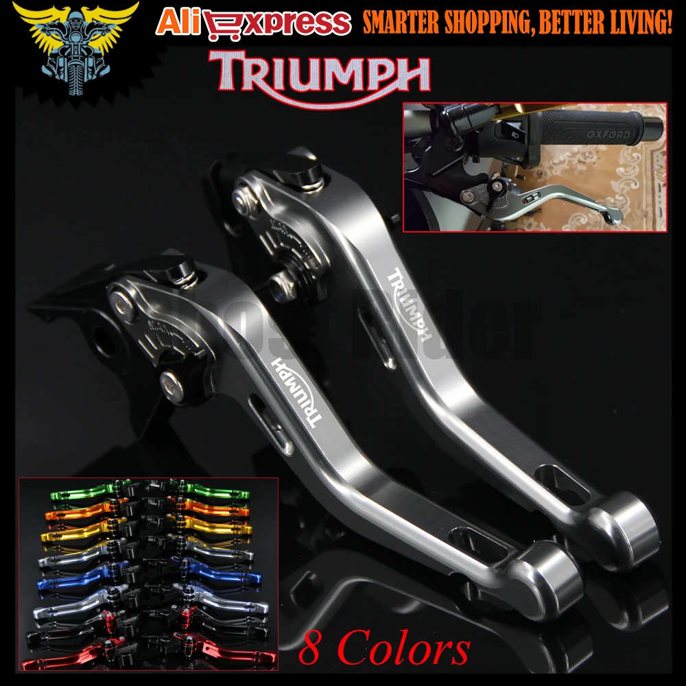 

8 Colors For Triumph TIGER 1200 EXPLORER 2012 2013 2014 2015 2016 Titanium CNC 2 finger Short Motorcycle Brake Clutch Levers