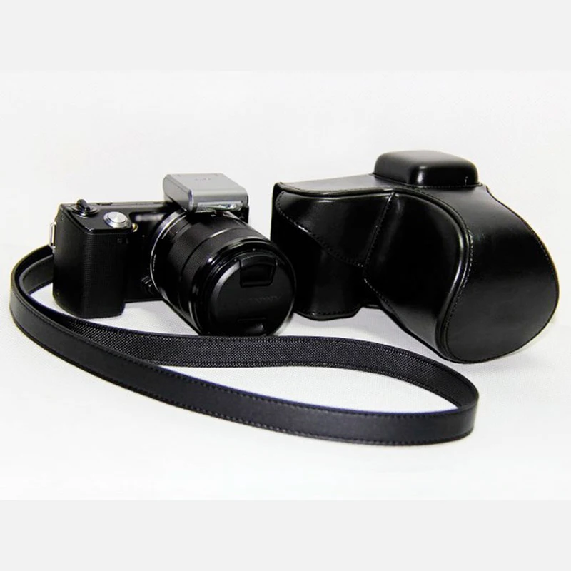 Чехол для камеры из искусственной кожи чехол сумка Sony Alpha телефона NEX 5T 5 5C NEX5R NEX5N 18