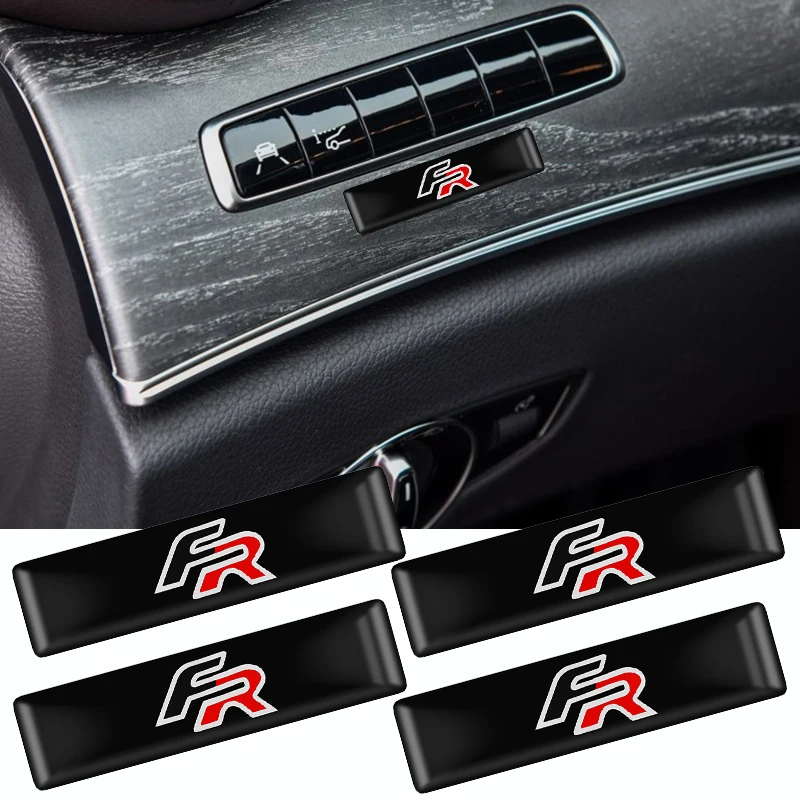 4pcs Car styling small Decorative Badge Hub caps Steering wheel for Seat Leon FR Cupra Ibiza Altea Exeo Formula car Accessory | Автомобили