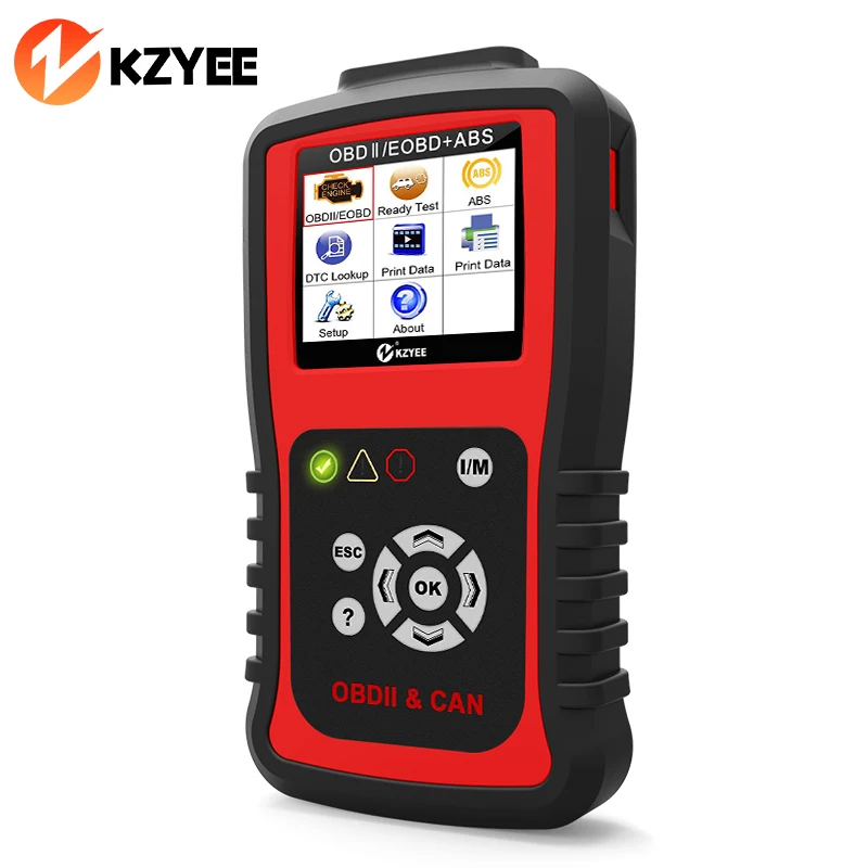 OBD2 ABS Reset Code Reader DTC Lookup Review Data Print Data Diagnositc KC401