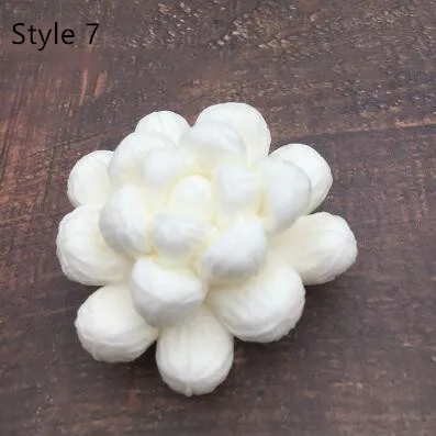 style 7 Ручной работы 3D Мути-мясные растения силиконовые формы для мыла Свеча в форме цветка формы для выпечки инструменты для украшения свадебного торта - Цвет: style 7