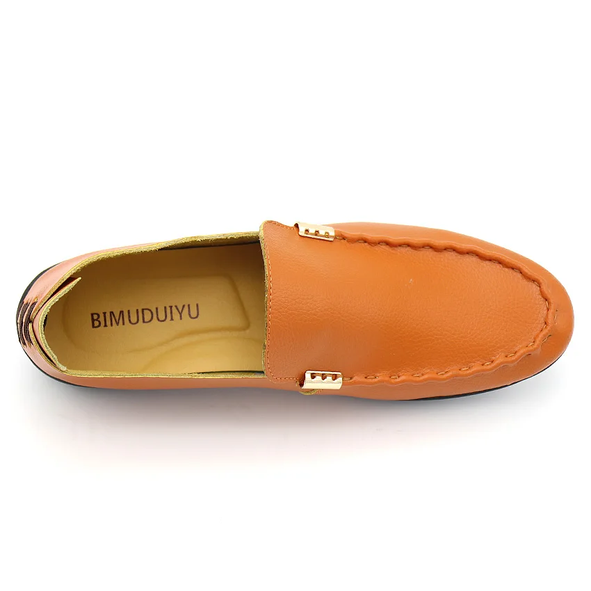 BIMUDUIYU/ г. Весенне-осенняя брендовая мужская Повседневная Удобная обувь для вождения мягкая обувь ручной работы Распродажа по низкой цене