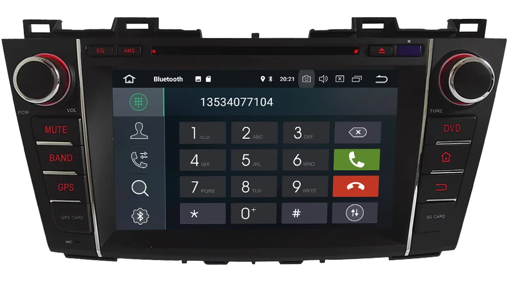 Sale 8" Octa Core 4G Android 8.1 4GB RAM 64GB ROM BT Car DVD Multimedia Player Radio Stereo GPS Glonass For Mazda 5 Premacy 2007-2013 1