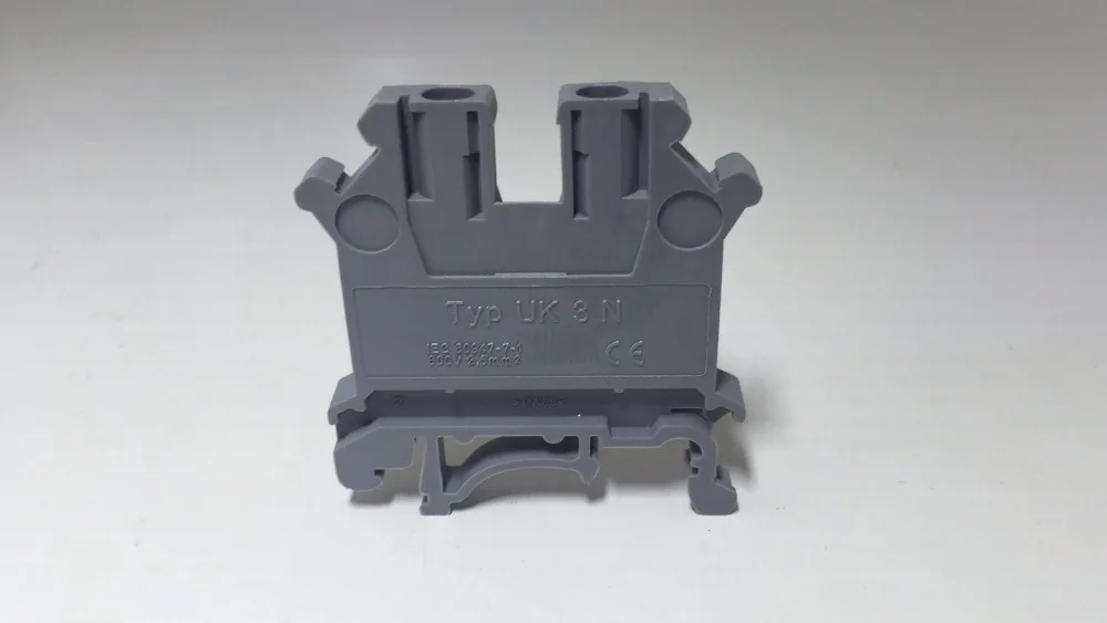 

100pcs Terminals UK3N/UK-3N/UK 3N Universal DIN rail type Terminal Block Connector