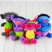 4style new style Trolls Poppy Branch Biggie Guy Diamond anime Stuffed plush keychain keyring Toy with