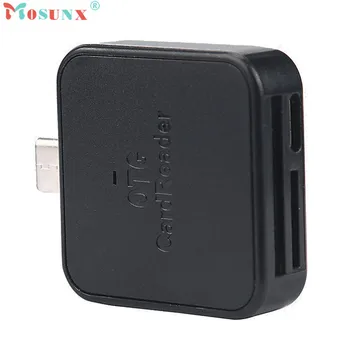 

Mosunx Advanced Department High Quality 2In1 Type-c OTG TF/SD Smart Card Reader Adapter Card Reader For Android Smartphone 1PC
