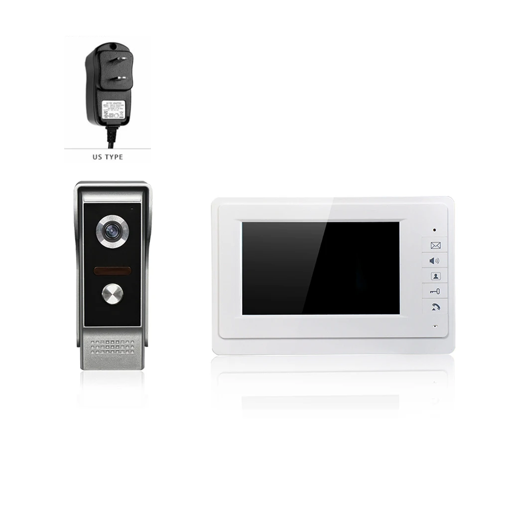 

V70F/M4 Color Video Door Phone Video Intercom Door Intercom IR Night Vision Camera Doorbell Kit for Home Apartment