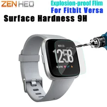 10PC 9H Explosion-proof LCD TPU HD Full Cover Screen Protector Film For Fitbit Versa fitness tracker smart watch Protective Film