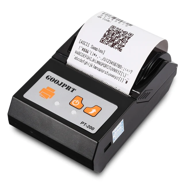 Special Offers GOOJPRT PT200 Portable Wireless 58mm Bluetooth Thermal Printer For Android IOS