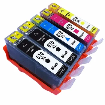 

670XL Ink Cartridges Replacement For HP670 HP670XL Deskjet Ink Advantage 3525 4615 4625 5525 6520 6525 Inkjet Printer
