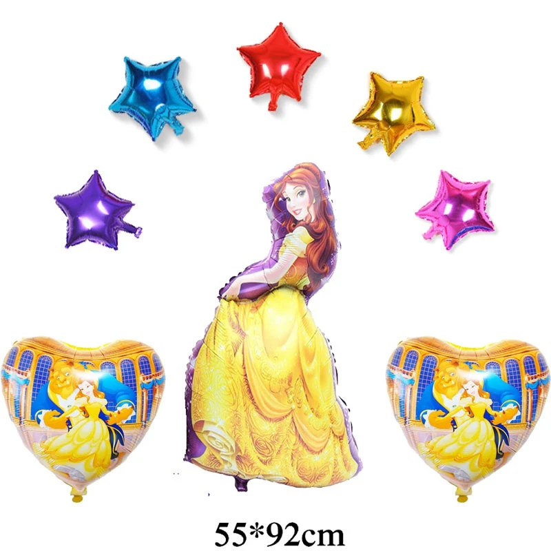 8 шт. принцесса Русалка шар детский подарок Ариэль фольгированные шары мультфильм маленькие фольгированные шары с русалкой для девочек на день рождения