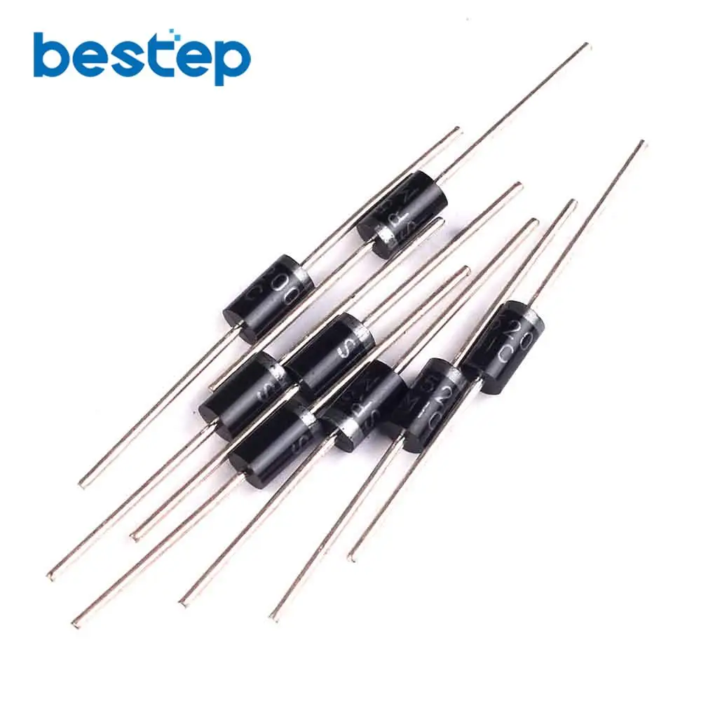 10 шт. выпрямительный диод Шоттки SR5200 5 А 200 в DO 201AD/DO 27|rectifier diode|rectifier diode bridgerectifier module