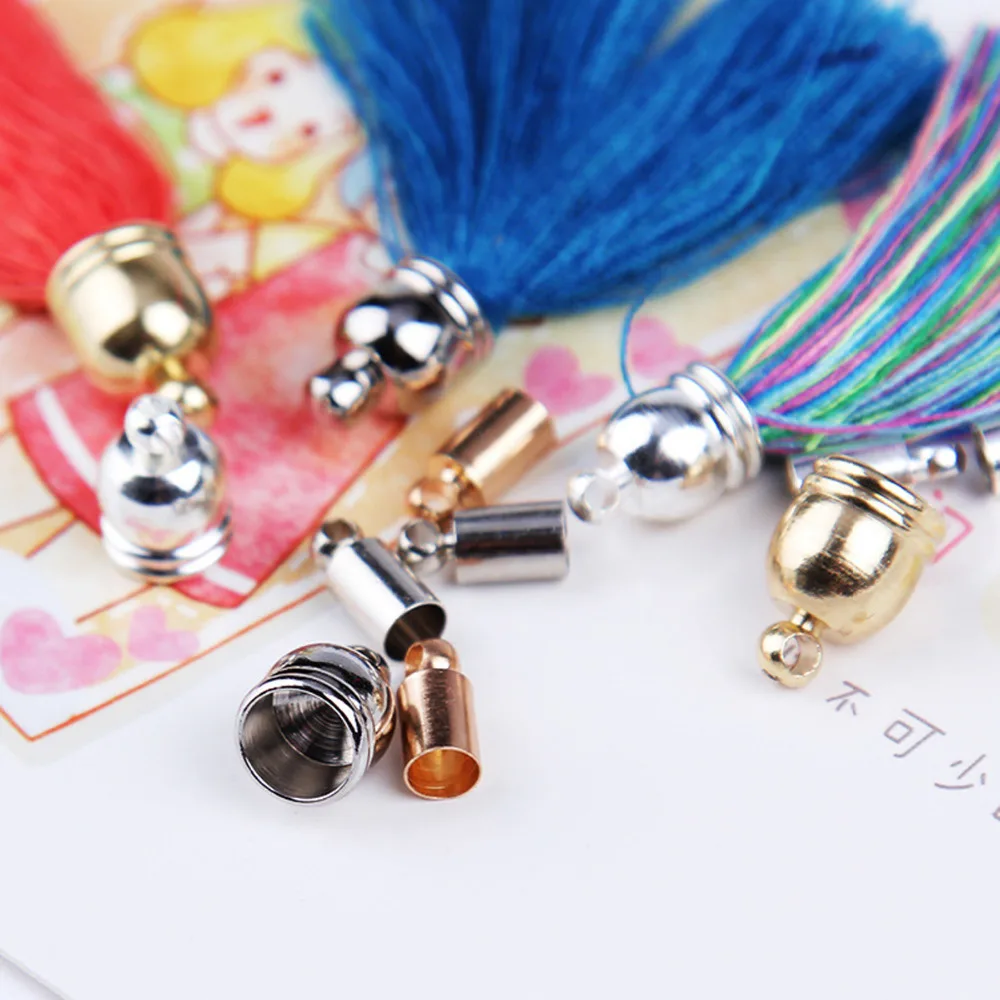 50pcs/lot Tassel Caps Beads Cap End Cap For Fashion Jewelry Making DIY