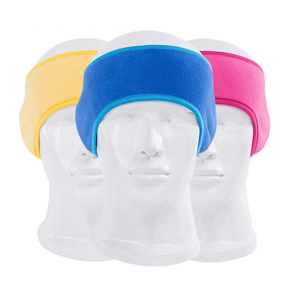 Ушные Теплые Лыжная повязка на голову Ушная обертка Влагоотводящая Sweatband для бега наушники с цепочкой тактические ремни спортивная повязка на голову
