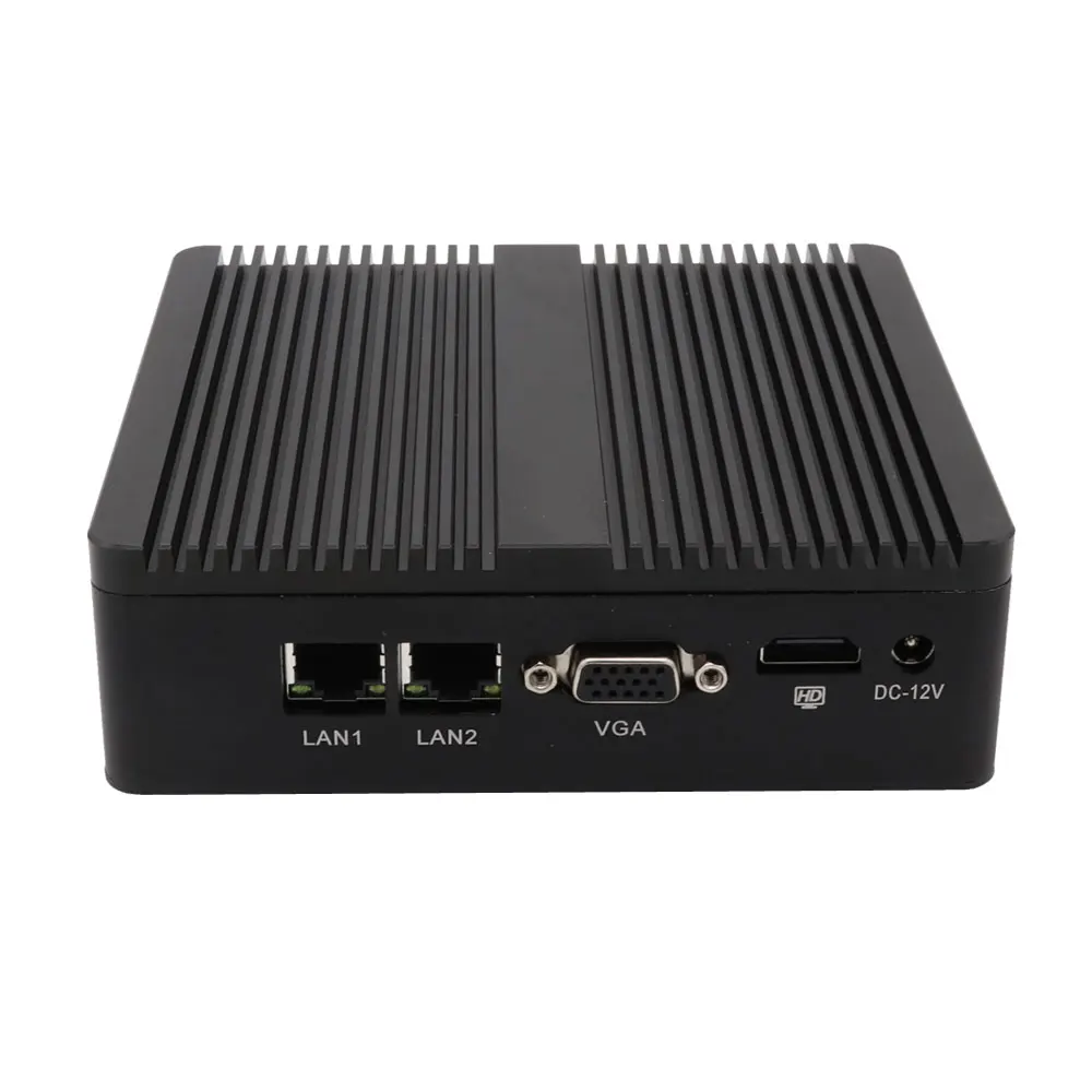 Eglobal Мини ПК Pfsense Windows 2 Gigabit J1900 Celeron N2810 безвентиляторный фаервол маршрутизатор клиент 4 Гб ОЗУ