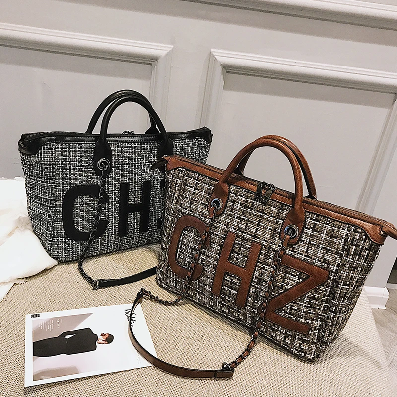 

2018 new wave Korean version of the wild Messenger shoulder shoulder bag chain tote bag.