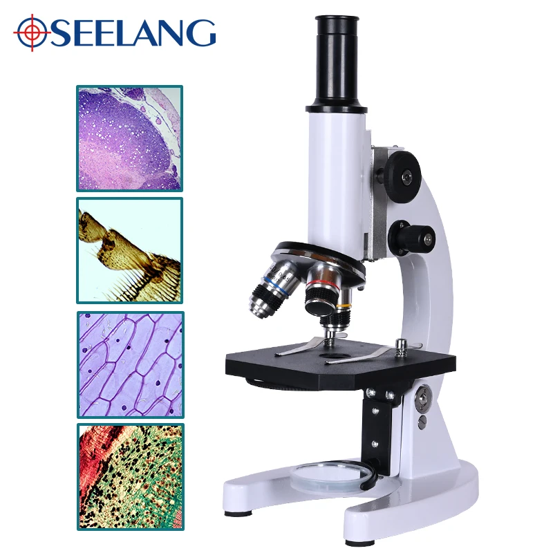 

OSEELANG 640X Professional Biological Microscope For Students Science Experiment School Educational Lab HD Monocular Microscope