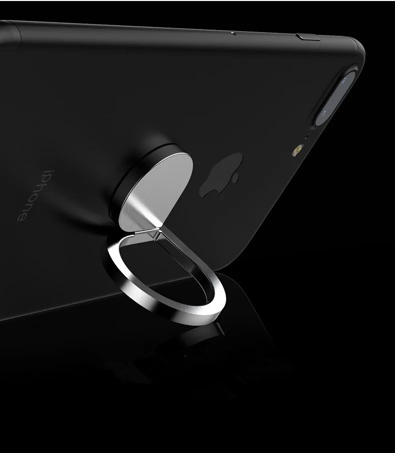 4pc Universal Metal mobile phone finger ring stand holder For iphone X 8 7 S8 ALL cellphone