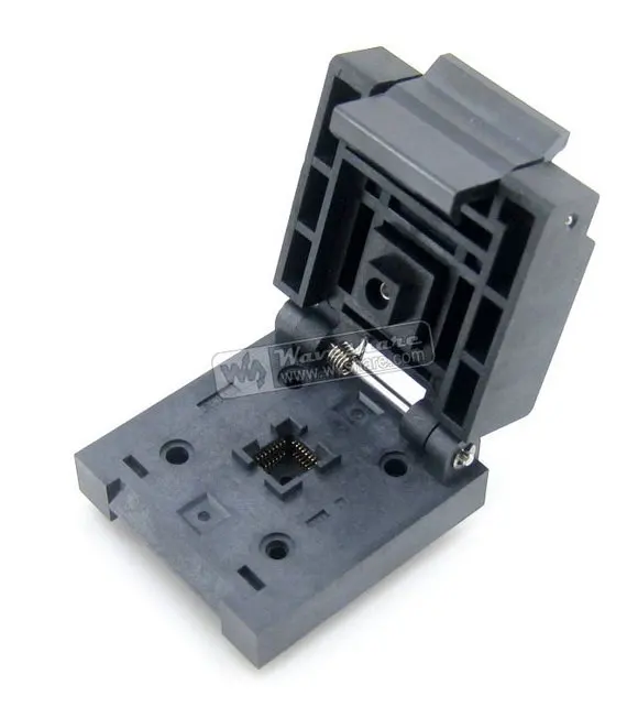 QFN-32(40)B-0.65-02 QFN32 MLP32 MLF32 Enplas QFN 7x7 mm 0.65Pitch IC Test Burn-In Socket