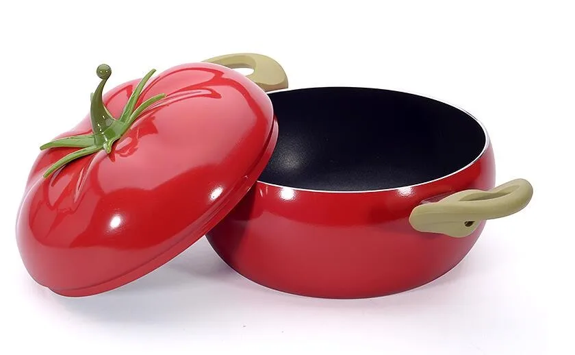 Горячие овощи моделирование антипригарным горшочек прекрасный стиль горшочек в форме помидора кухонная посуда кухонный горшок для готовки супа