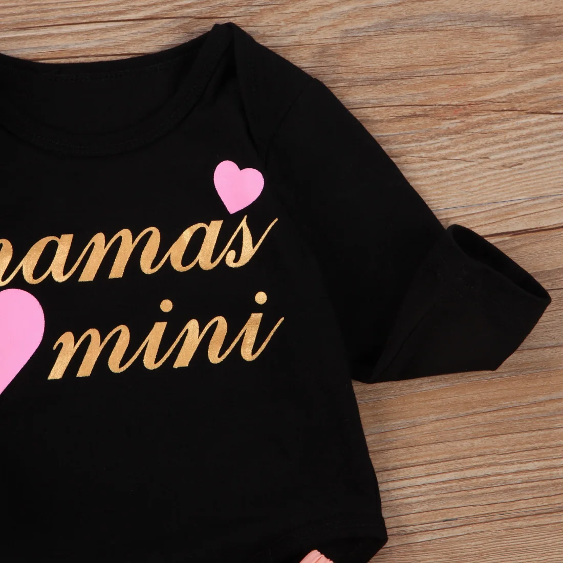 Для маленьких девочек одежда с надисью "Mamas Mini" печати боди ...