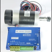 Один комплект 400 Вт матовый высокоскоростной мотор шпинделя с воздушным охлаждением TAKE er11 с Драйвером