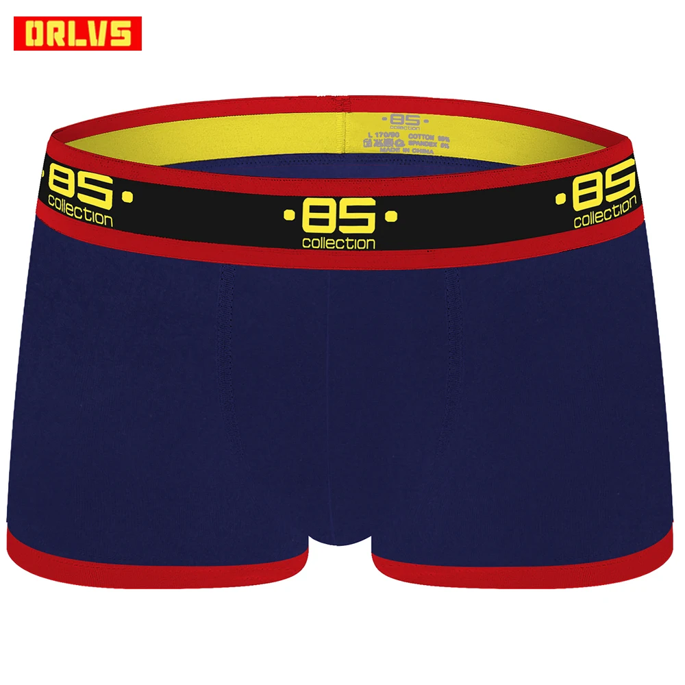 

ORLVS 85 Brand Trunk Mens Boxers Cotton Sexy Men Underwear Mens Underpants Male Panties Shorts U Convex Pouch for Men