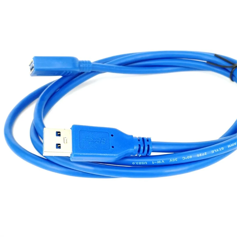 USB 1 м кабель-удлинитель для синхронизации данных, Удлинительный кабель, Суперскоростной Кабель USB 3,0