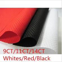 9CT или 11CT или 14CT канва 200X150 см вышивка крестиком холст цена первая классическая ткань белые или красные или черные
