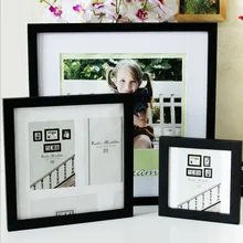 Современная квадратная твердая деревянная фоторамка картина рамка украшение стены домашний декор