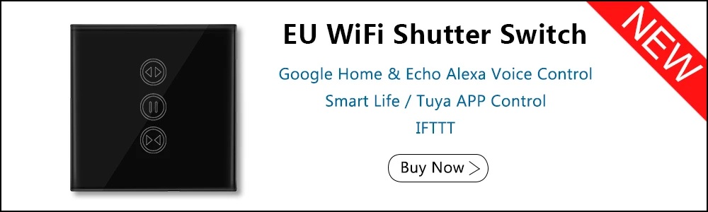 Tuya WiFi переключатель умный дом Google Home Alexa Echo DIY приложение для улучшения дома Дистанционное управление на выключение Водонепроницаемый со стеклянной панелью